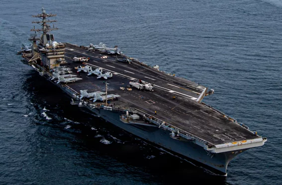 Estados Unidos despliega el portaaviones USS Nimitz en aguas del Caribe