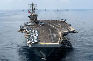 Estados Unidos despliega el portaaviones USS Nimitz en aguas del Caribe
