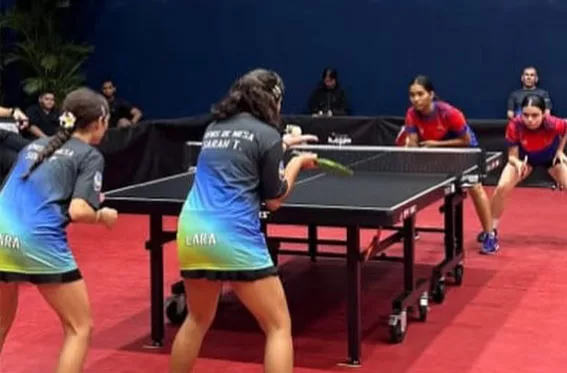 Lara asegura su clasificación en tenis de mesa femenino para los Juegos Nacionales Juveniles 2026