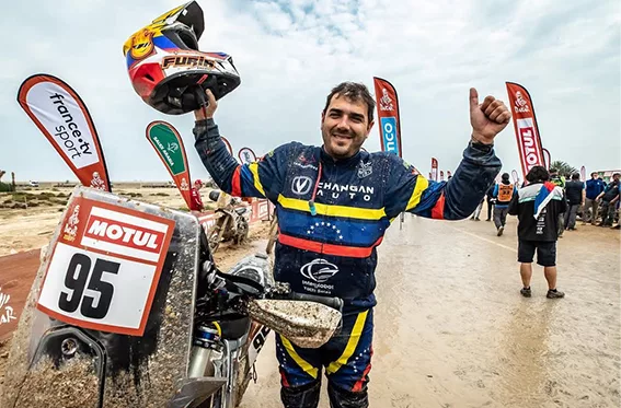 Nicolás Cardona, un guaro que venció al Rally Dakar