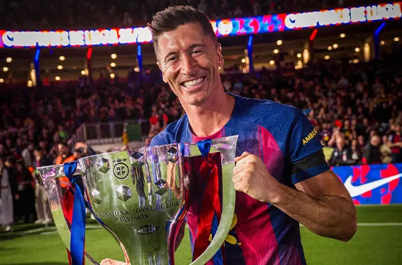 Robert Lewandowski anuncia su salida del FC Barcelona al finalizar la temporada