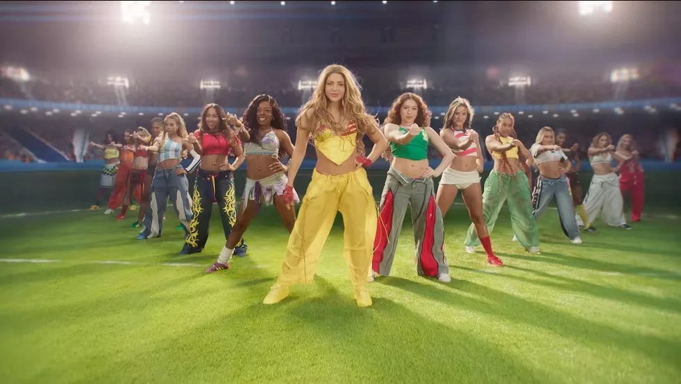 La colombiana Shakira presentó el video oficial del Mundial