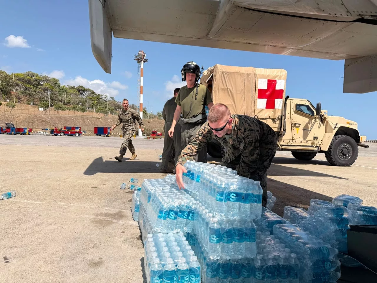 Estados Unidos despliega ayuda humanitaria en Venezuela