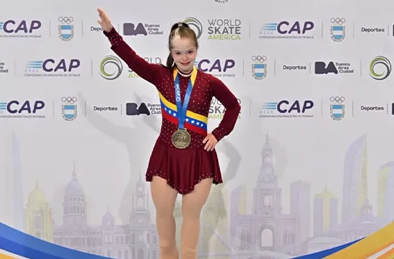 Oro para Venezuela: Jessica Jacinto triunfa en el Panamericano de Patinaje Artístico