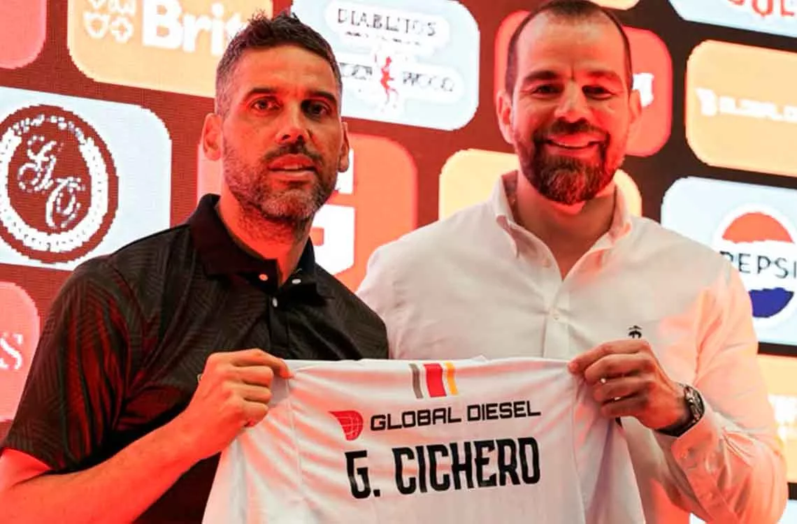 Gabriel Cichero es presentado como DT del Barquisimeto SC