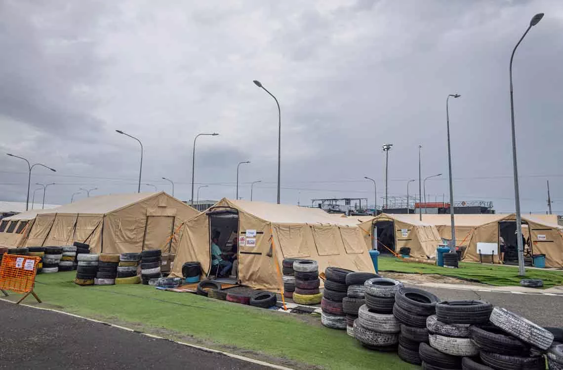 Más de 23.000 personas permanecen en campamentos transitorios tras terremotos