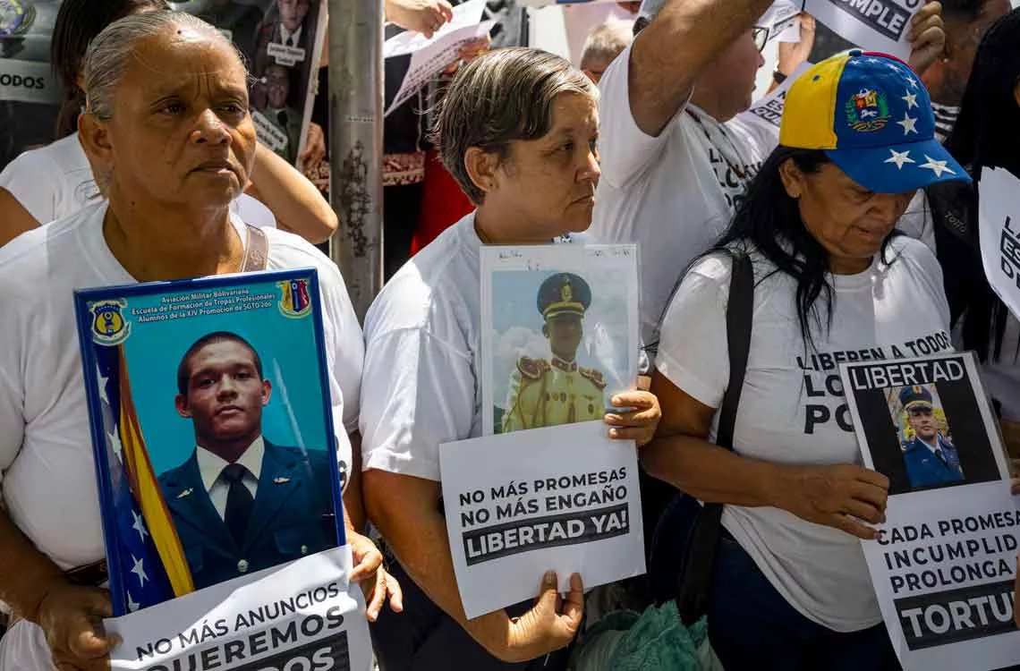 Familiares de presos políticos piden que su liberación sea prioridad en la nueva mesa de diálogo en Venezuela