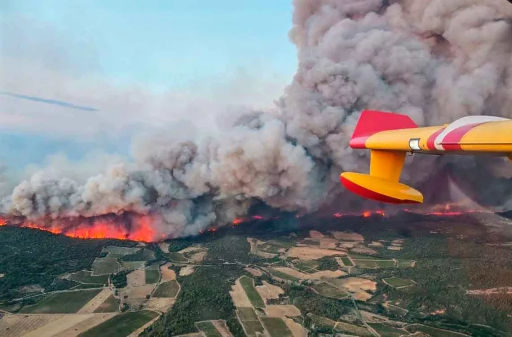 Incendio Francia