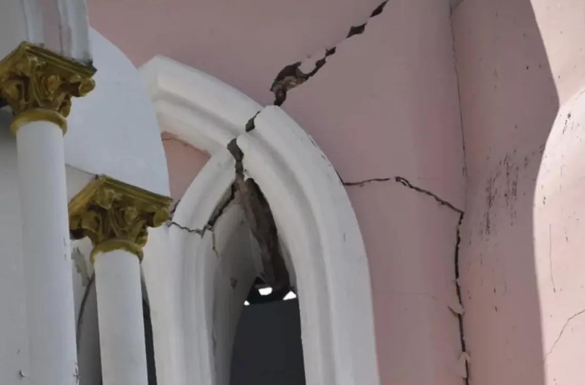Iniciarán reparación de 36 iglesias afectadas por los terremotos