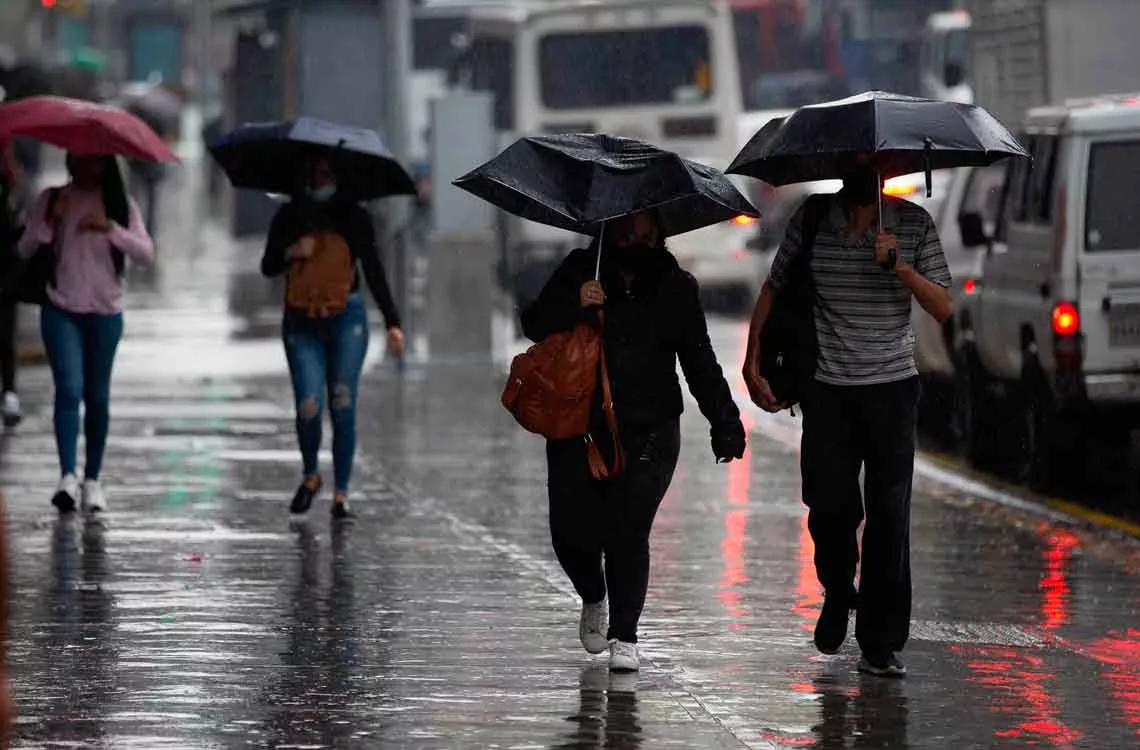 Inameh alertó que paso de onda tropical causará lluvias en varios estados del país
