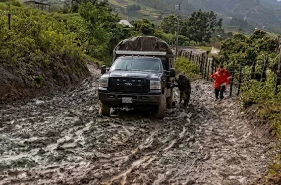 Lluvias continuas dejan incomunicadas zonas rurales de Morán y Urdaneta