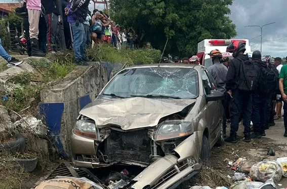 Pierde la vida estudiante de la UNES tras colisión vial en la avenida Ribereña