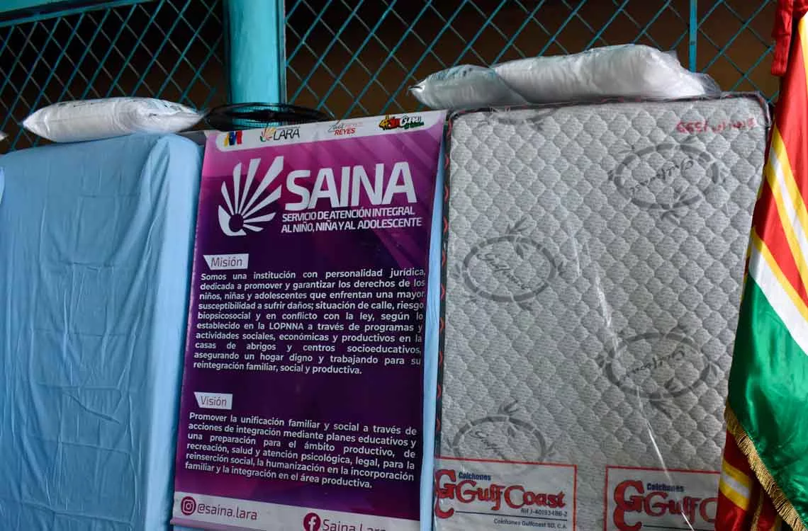 Poco más de 80 niños están bajo protección del Saina en Lara