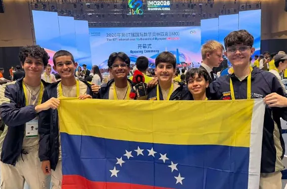 Seis jóvenes venezolanos compiten en la 67.ª Olimpiada Internacional de Matemática en China