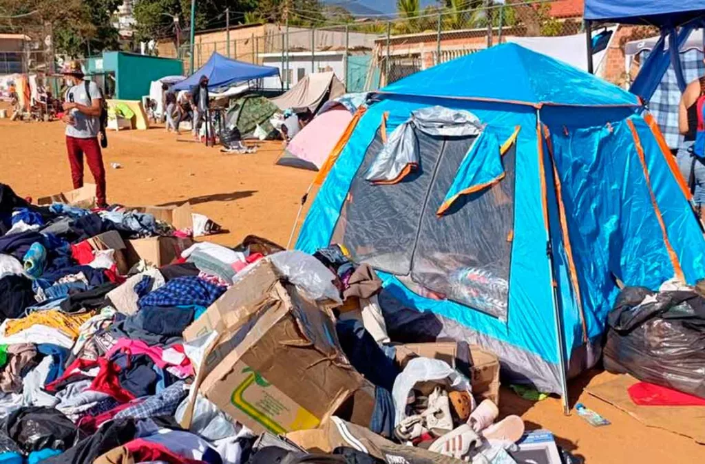 Terremoto Venezuela. desplazados