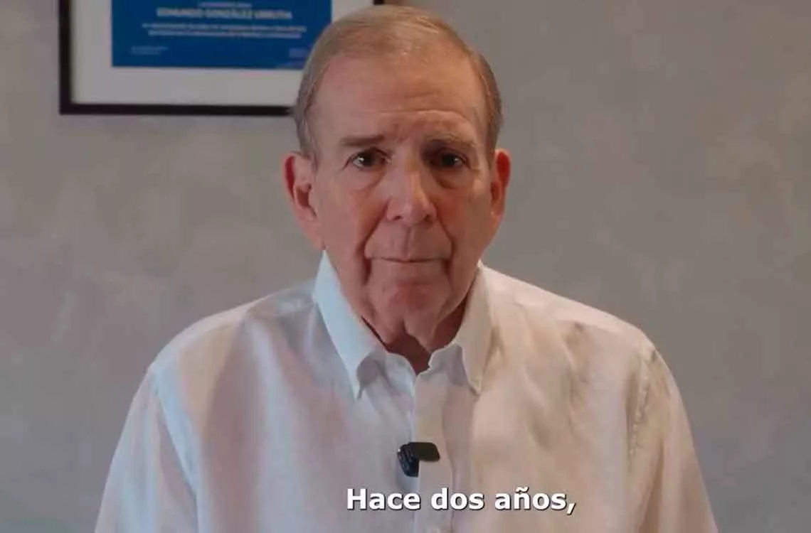 Edmundo González, envía un mensaje a los venezolanos este 28 de julio
