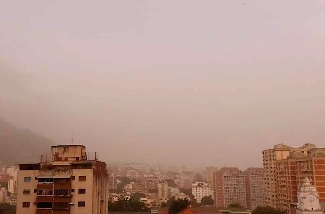 Inameh prevé la presencia de polvo del Sahara en Venezuela hasta el 2 de agosto