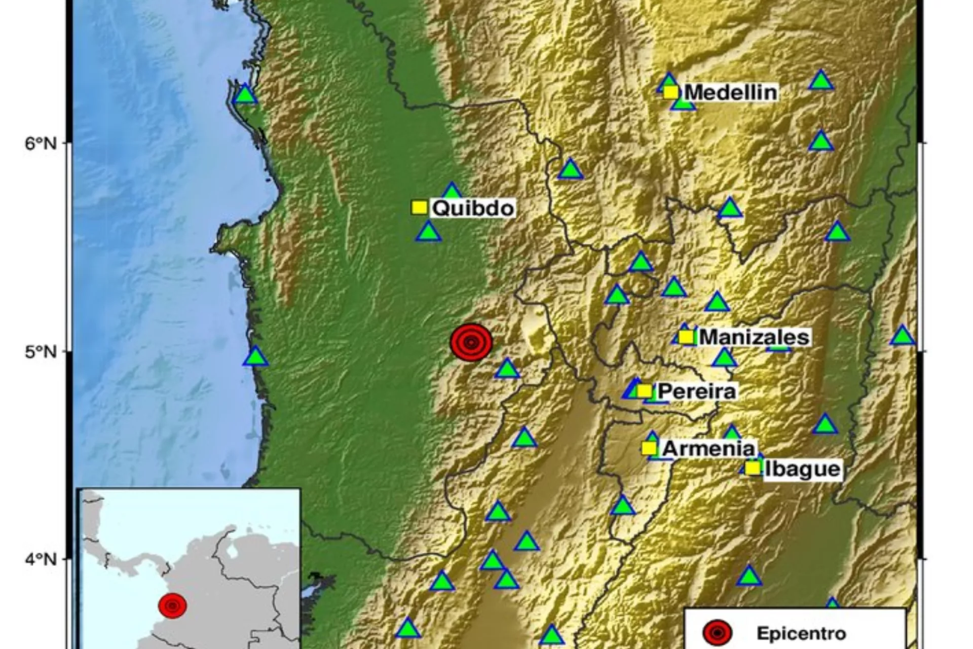 Sismo de magnitud 7.4 sacude Colombia y se siente en Venezuela