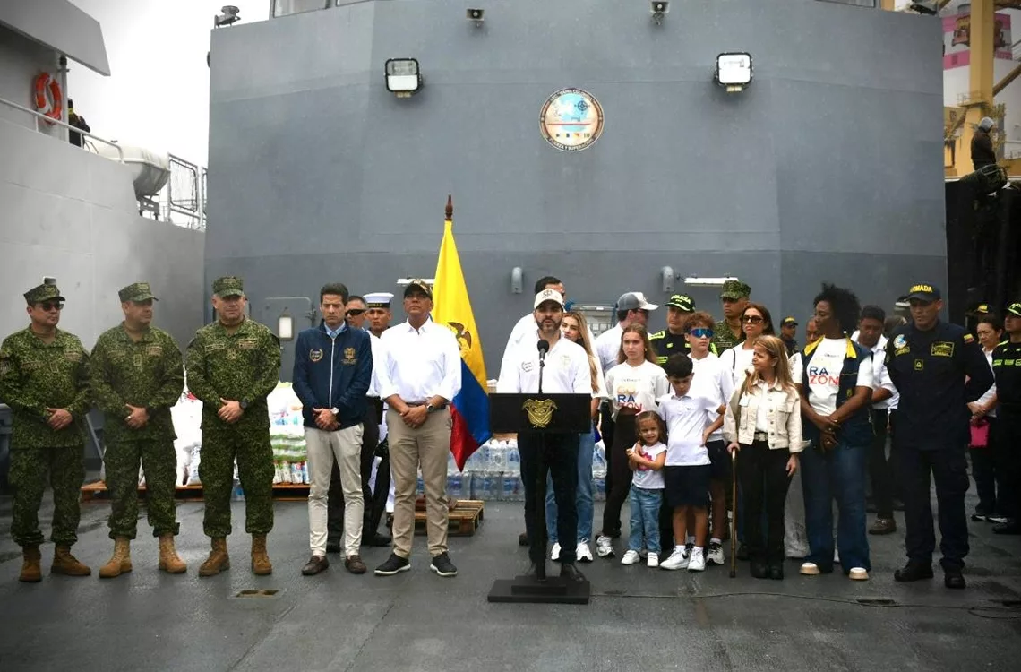 De la Espriella confirma 289 muertos por terremoto en Colombia y pone en marcha buque hospital