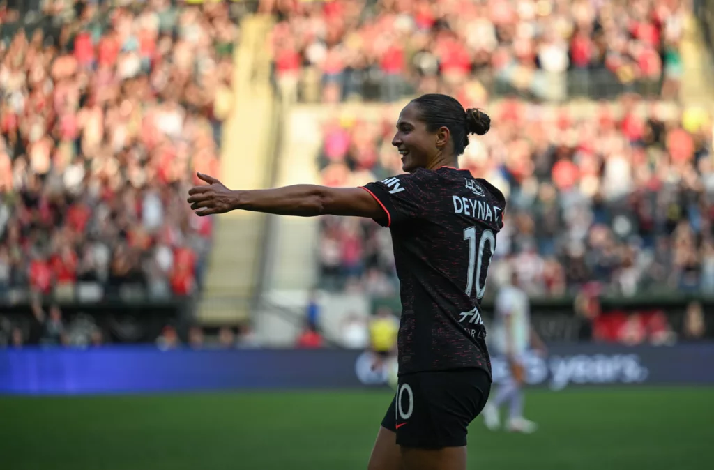 Deyna Castellanos debuta como goleadora con el Portland Thorns