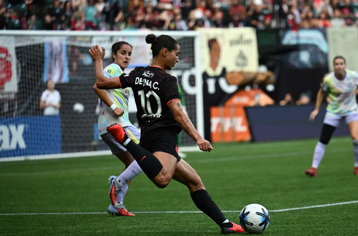 Deyna Castellanos debuta como goleadora con el Portland Thorns