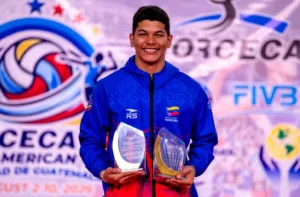 Diego Rondón encabeza el triunfo de Venezuela como el MVP de la Copa Panamericana Sub-17 de Voleibol