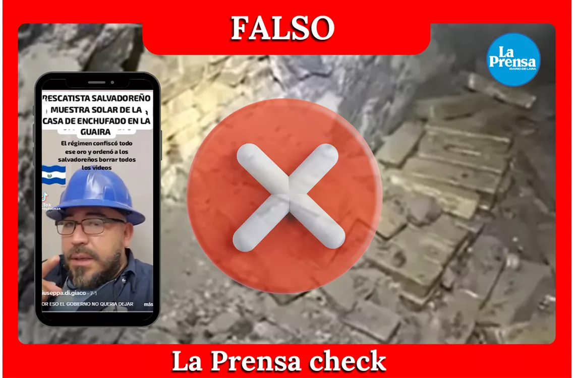 Es falso que encontraron lingotes de oro en una casa afectada por el doble terremoto en La Guaira