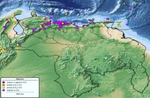 Funvisis registra 155 sismos en el país durante la última semana