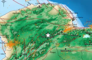 Funvisis reporta sismo de magnitud 3,0 al norte de Barquisimeto este 6 de agosto