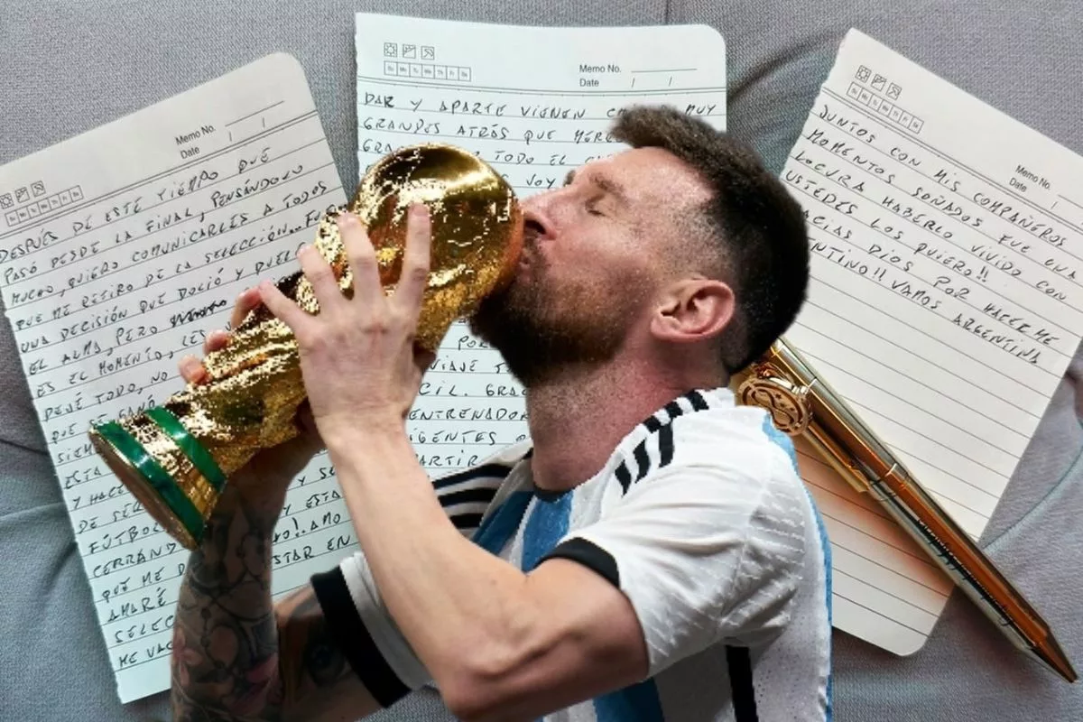 Finaliza una era Lionel Messi confirma su retiro oficial de la Selección Argentina mediante una emotiva carta