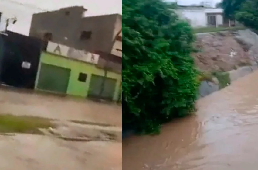 Calles anegadas y complicaciones en el tránsito tras fuertes lluvias en Barquisimeto
