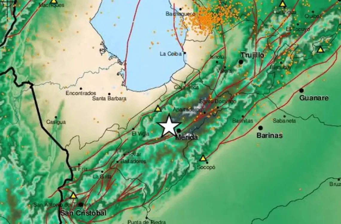 Mérida registró sismo de magnitud 3,6 este jueves 27 de agosto