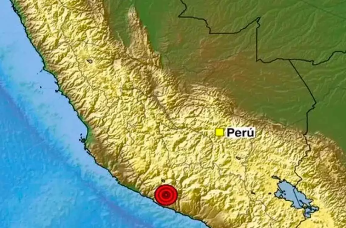 Terremoto de magnitud 7,2 sacude la región de Ayacucho, en el sur de Perú