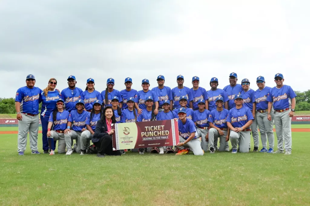 Venezuela asegura su boleto a la fase final del Mundial de Béisbol Femenino