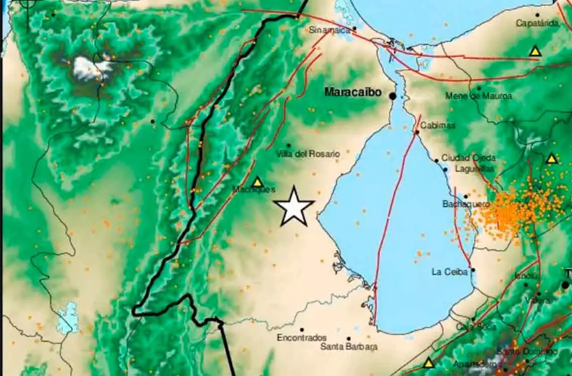 Funvisis registra 2 sismos de magnitud 3.5 en Zulia este #20Ago