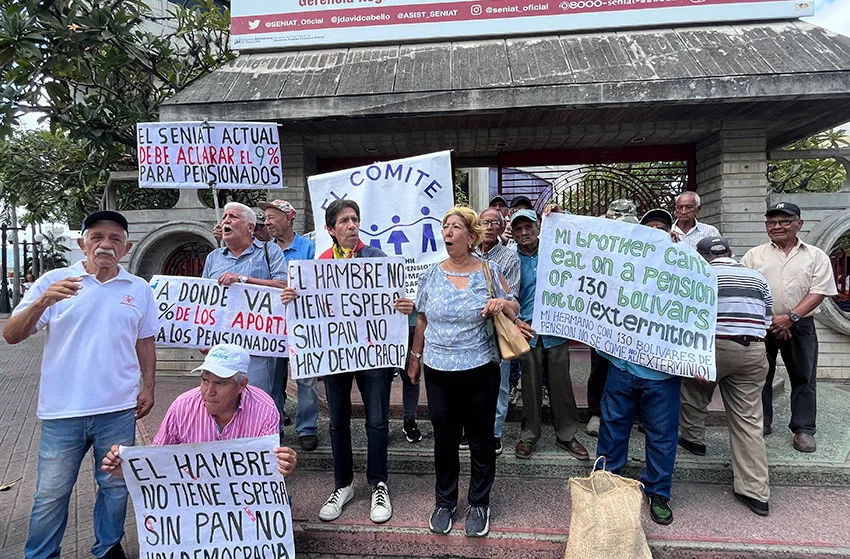 Adultos mayores en Lara exigen respeto y seguridad social