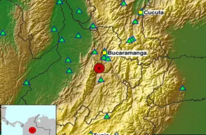 Sismo de magnitud 5,1 sacude a Colombia dos semanas después del gran terremoto de 7,4