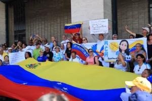 Opositores protestaron Caracas para exigir el regreso de María Corina Machado