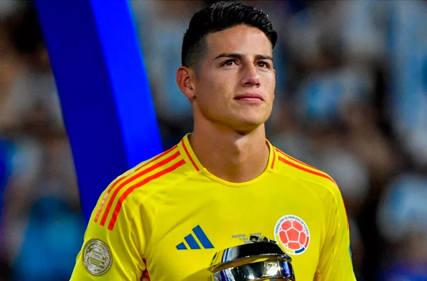 James Rodríguez anuncia su retiro de la selección de Colombia