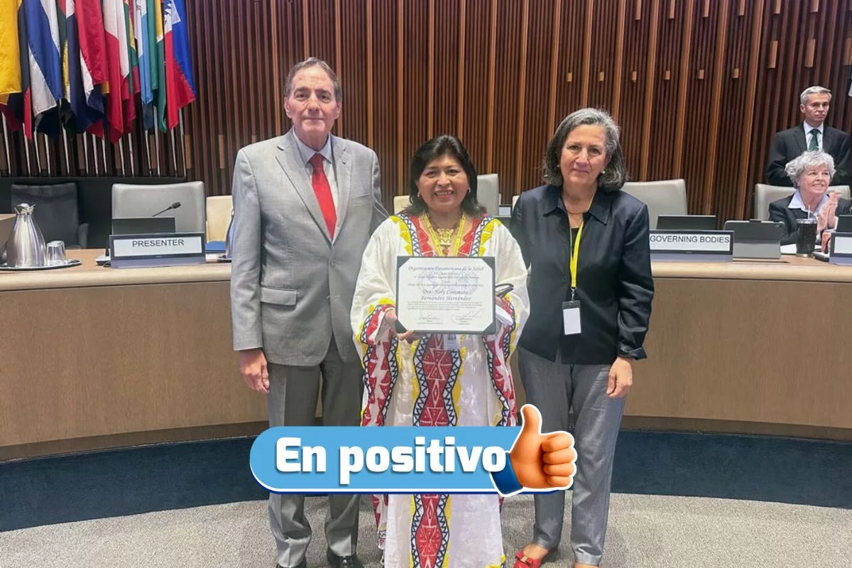 Médica venezolana Noly Fernández recibe premio de la OPS por promover la salud indígena e intercultural