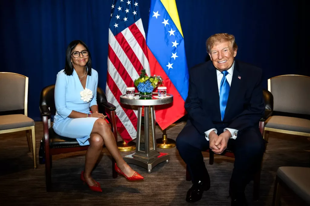 Reunión en Nueva York: Donald Trump y Delcy Rodríguez se encuentran en el marco de la ONU