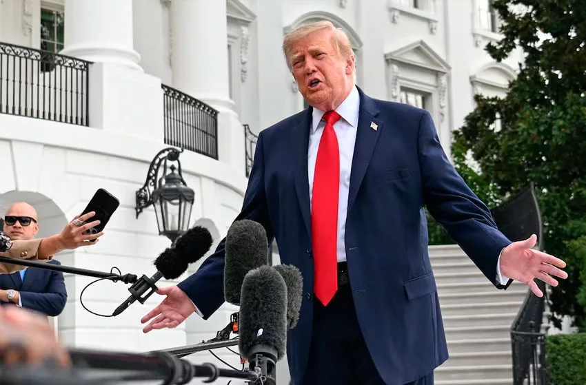 Trump aseguró que habló con Delcy Rodríguez sobre elecciones en Venezuela