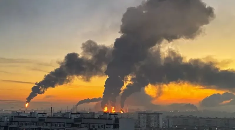 La madrugada de este domingo, Ucrania atacó Moscú