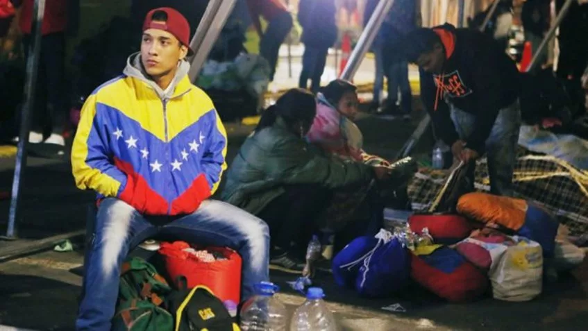 Venezolanos en ecuador