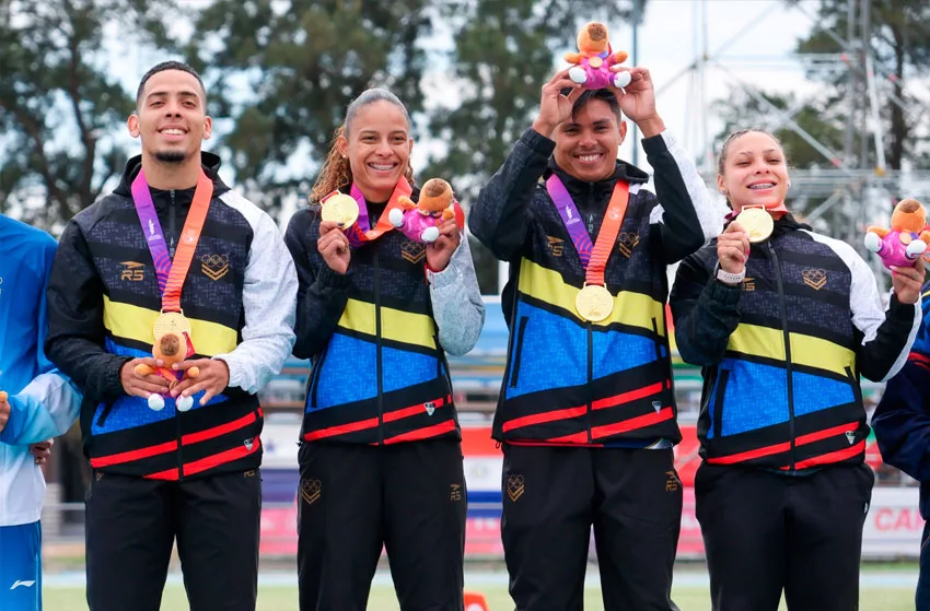 Venezuela se posiciona en el cuarto lugar del medallero en los Juegos Suramericanos Santa Fe 2026