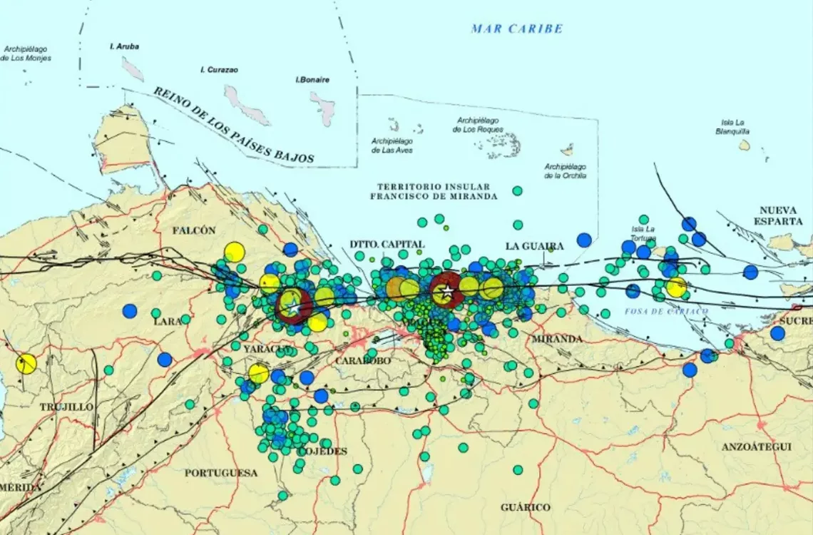Venezuela registró 1.979 sismos desde los eventos telúricos de junio