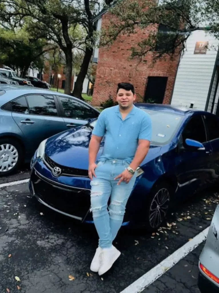 Wilber Rafael Garcés Pérez fue herido en la espalda