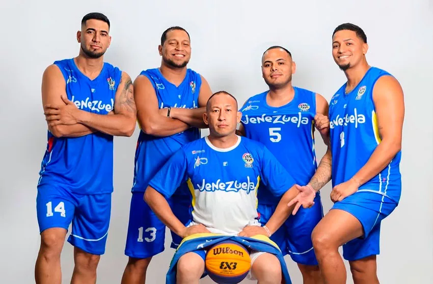 Talento larense en la selección nacional de baloncesto 3x3 de deficiencia auditiva