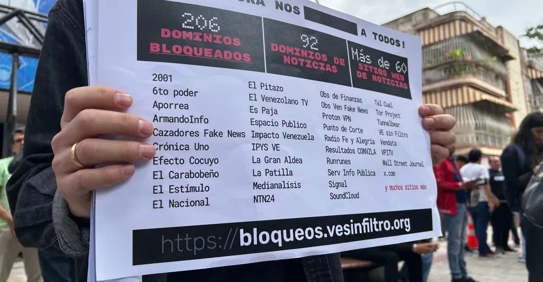 Conatel anuncia levantamiento de bloqueos a portales digitales en Venezuela