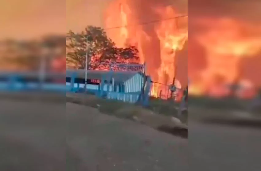 Incendio forestal en el municipio Torres
